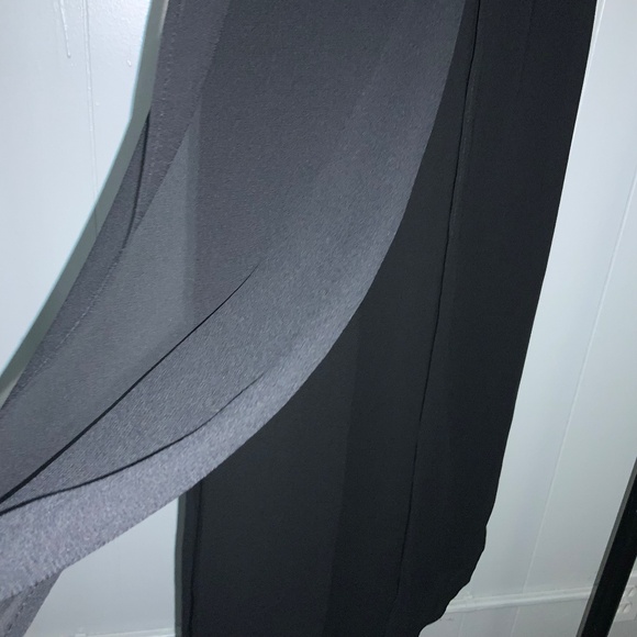 MSK 4 panel chiffon overlay pants Sz - Picture 4 of 8